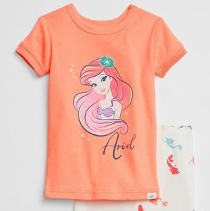 GAP Factory Little Mermaid Ariel PJs Set 2 YRS NWT